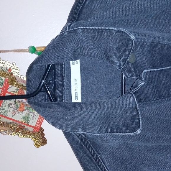ASOS - Black - 100% Cotton.- Denim Jacket - Size 8 - Runs Large - - Picture 2 of 9